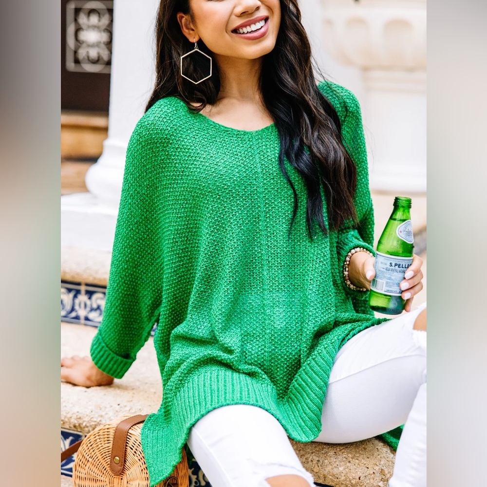 💕💚Green Oversized Sweater💚💕